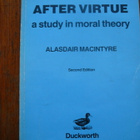 Alasdair MacIntyre: After virtue A Study in Moral Theory - pikkukuva 1