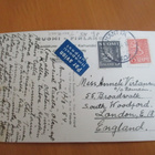 Mänttä - 1954 sekalentopostite  Englantiin - pikkukuva 2