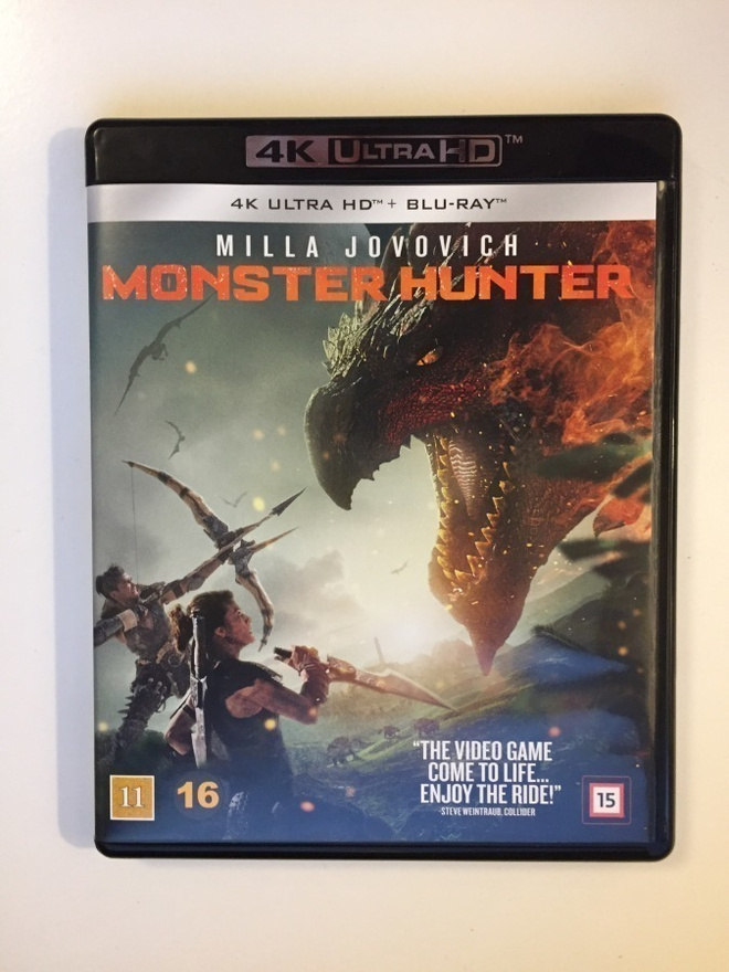 Monster Hunter (4K Ultra HD + Blu-ray) Milla Jovovich (2021)