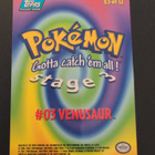 Venusaur E3 rainbow foil Pokemon Topps - pikkukuva 2