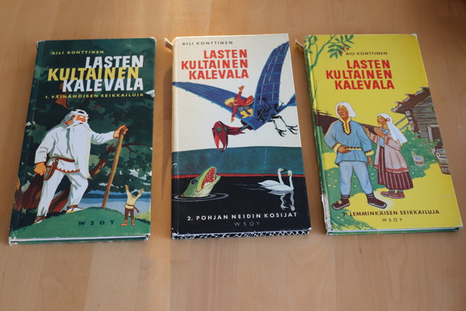 A. Konttinen : Lasten kultainen Kalevala 1. Väinämöisen (2.p