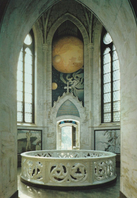 KIRKKOKORTTI - PORI - JUSELIUKSEN MAUSOLEUMI - SISÄKUVA - 5