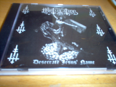 CD :  Mutilation : Desecrate Jesus name ( Sis.postikulut )