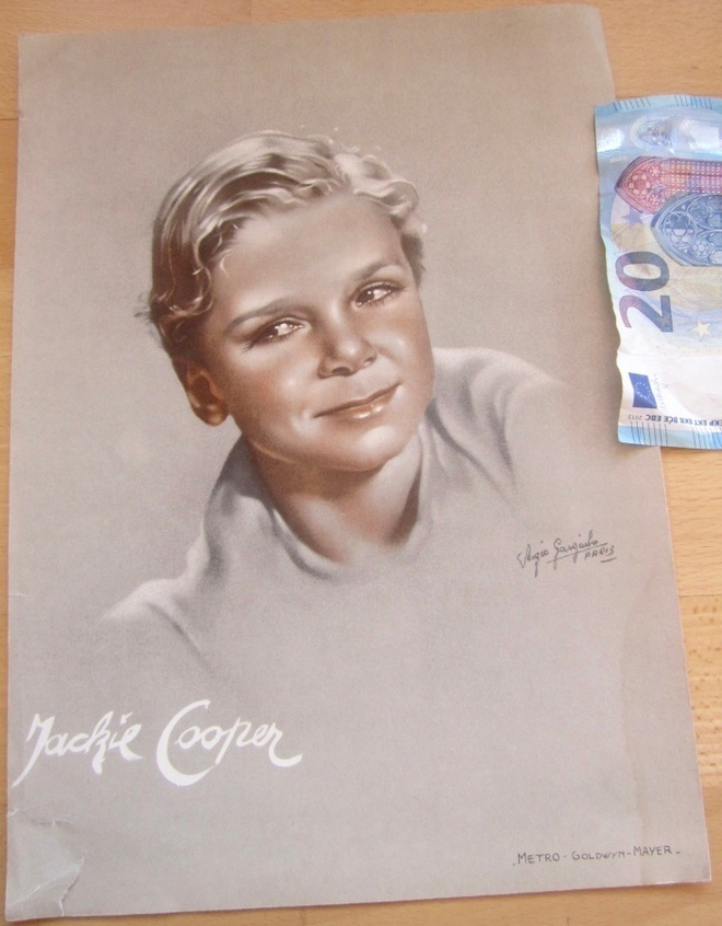 VANHA Juliste Elokuva MGM Jackie Cooper Sergio Gargiulo 1934