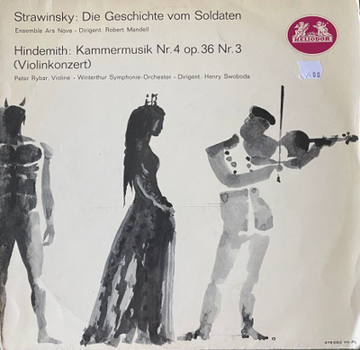 Strawinsky/Hindemith - Sotilaan tarina/Viulukonsertto LP