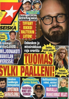 7-Päivää n:o 3 2020 Eveliina: Tuomas sylki päälleni.