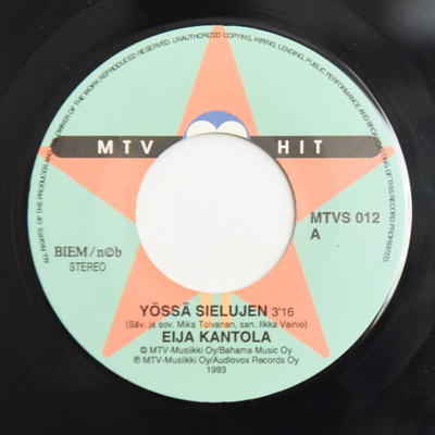 Single: Kantola, Eija / Pohjola, Kaija - Yössä sielujen / ..