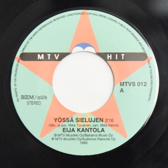 Single: Kantola, Eija / Pohjola, Kaija - Yössä sielujen / ..