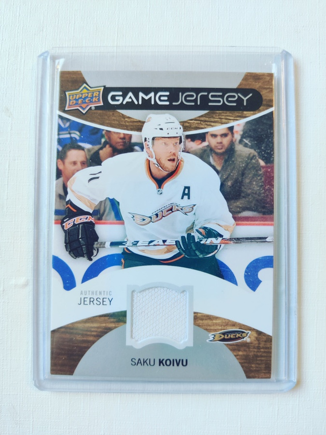 Saku Koivu - 12-13 UD Game Jersey