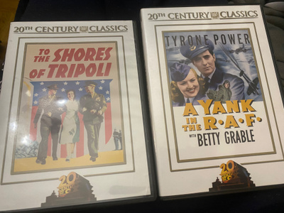 To The Shores of Tripoli & A Yank in the RAF dvd