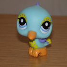 LITTLEST PET SHOP turkoosi KOLIBRI, LINTU #2144 - pikkukuva 1