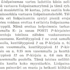 1943 KP 2 mk lisäp. kenttätyyppi 1 leimattu  LaPe KP 4 kt 1 - pikkukuva 3