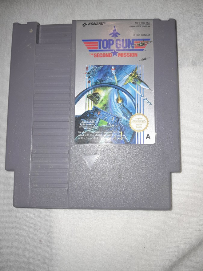 NES Top Gun The Second Mission videopeli RARE