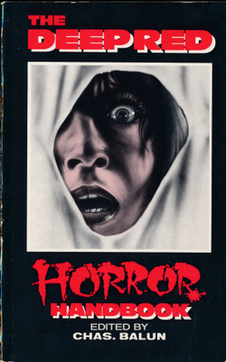 CHAS BALUN The Deep Red - Horror Handbook KIRJA 1989