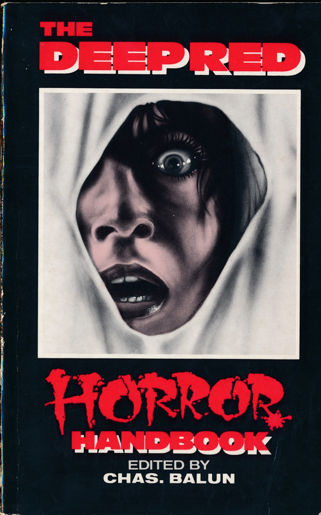 CHAS BALUM The Deep Red - Horror Handbook KIRJA 1989