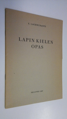 Eliel Lagercrantz : Lapin kielen opas