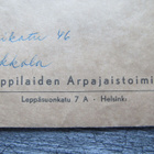 YLIOPPILAIDEN ARPAJAISTOIMISTO.....kirjekuori. - pikkukuva 2