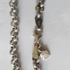 14K valkokultainen 4.9g papurannekoru 18,7cm - pikkukuva 4