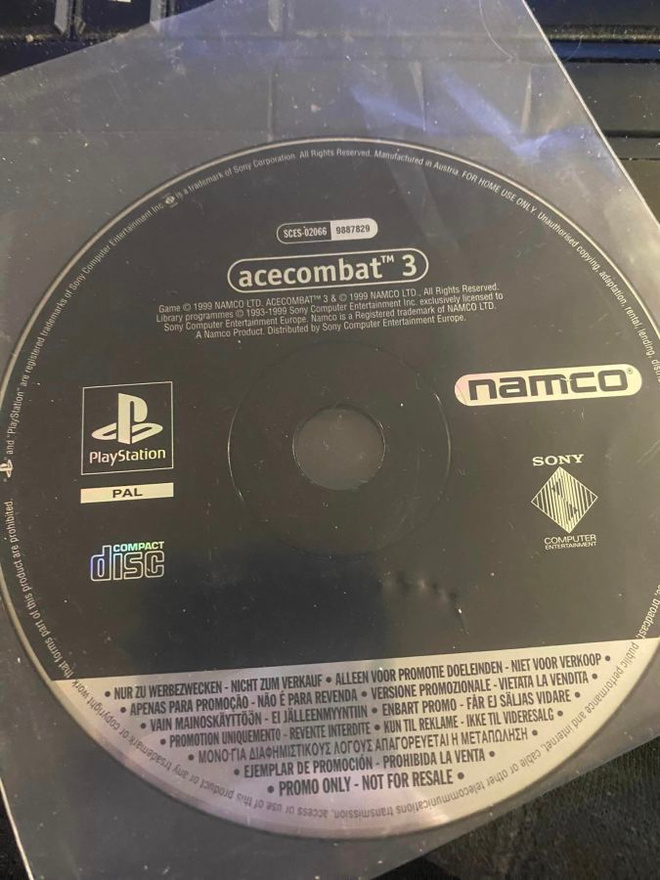 Ace Combat 3 PS1  promo - koko peli