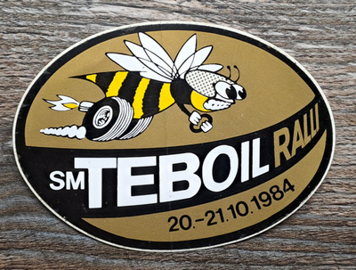 Teboil rallitarra 1984!