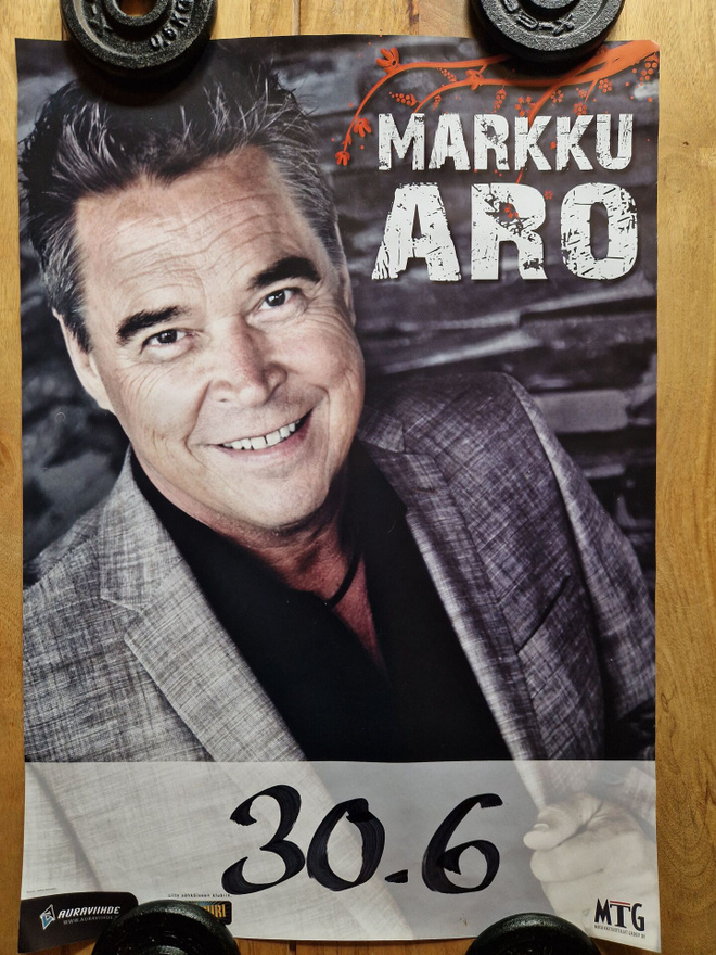 Markku Aro Keikkajuliste 22. 60×42cm