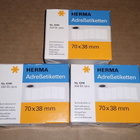 HERMA ADDRESS LABELS 70 X 38 MM OSOITETARROJA - pikkukuva 1