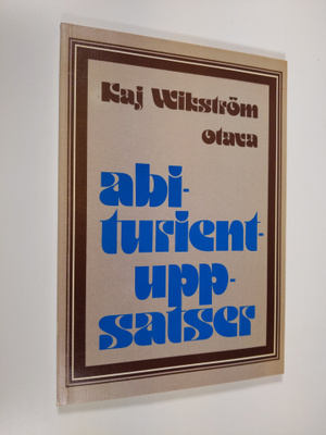 Kaj Wikström : Abiturientuppsatser