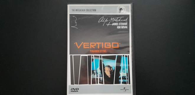 DVD: Vertigo / Punainen Kyynel (James Stewart,Kim Novak 1958