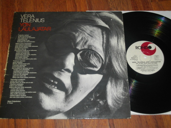 VERA TELENIUS - Yön Laulajatar - LP - 1980 EX