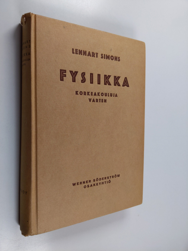 Lennart Simons : Fysiikka korkeakouluja varten
