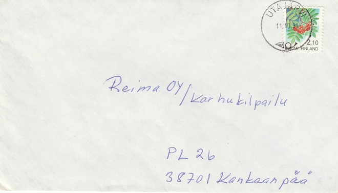 Postileima,  UTAJÄRVI