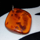 Suuri Vintage Meripihka riipus Amber Itämeren meripihka - pikkukuva 4