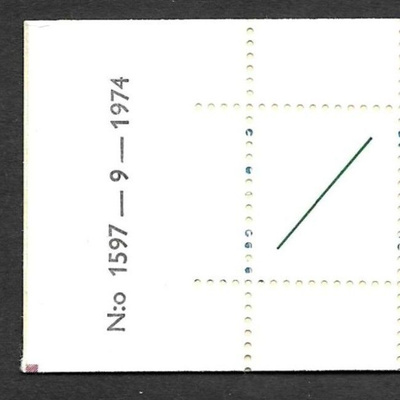 Automaattivihko AV 8 J ov2 1597-9-1974 yEG ohjausviiva 2
