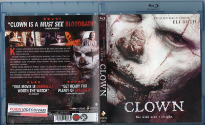 Clown (75 385) k -FI- BLU-RAY suomik. 2014 o:eli roth