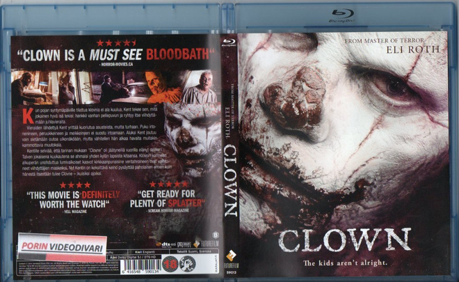 Clown	(75 385)	k	-FI-	BLU-RAY	suomik.			2014	o:eli roth