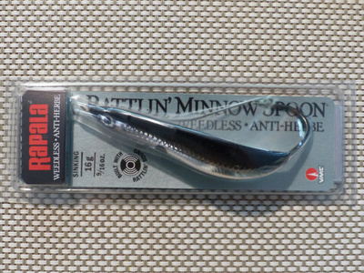 RAPALA Rattlin' Minnow Spoon 8cm, 16g Väri: Chrome