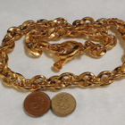 21k kullattu Kanadalainen kaulakoru Gold plated - pikkukuva 5