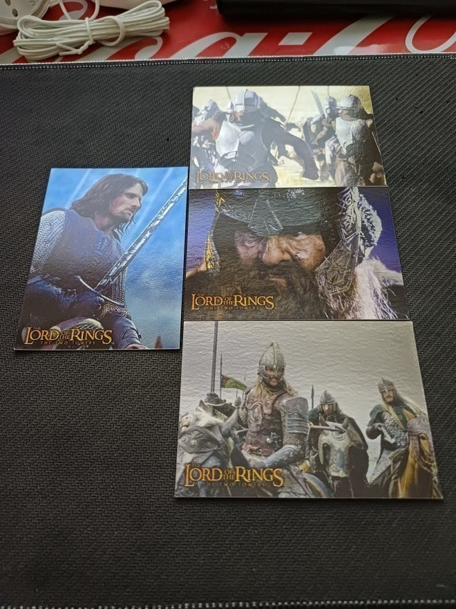 17kpl The Lord of the Rings: the Two Towers keräilykortit