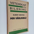Albert Einstein : Min världsbild - pikkukuva 1