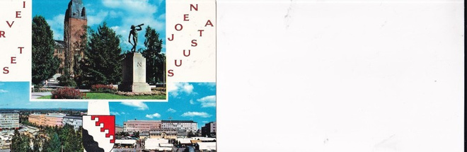 Joensuu, vaakuna, sommitelmakortti   b606