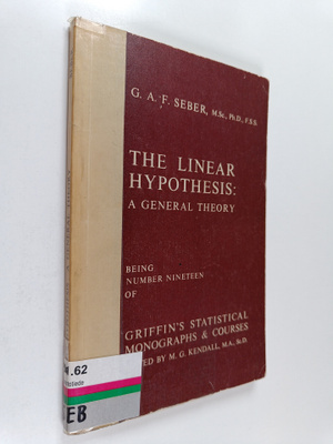 G. A. F. Seber : The linear hypothesis : a general theory