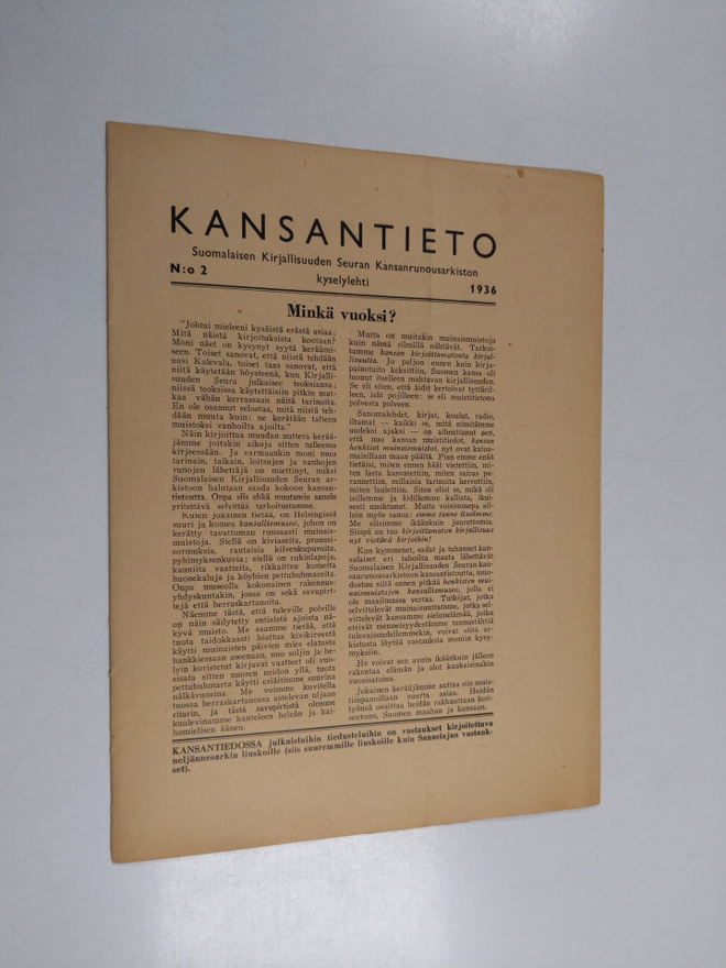 Kansantieto 2/1936