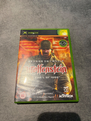 Return to Castle Wolfenstein Tides of War Xbox-peli CIB