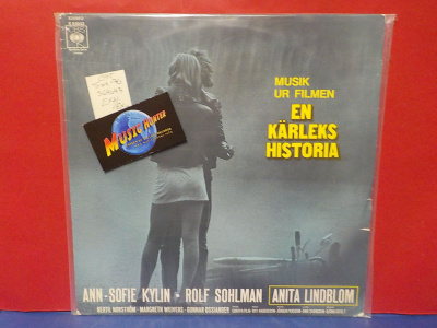 EN KÄRLEKS HISTORIA - OST SWE -70 PRESS EX+/EX- LP