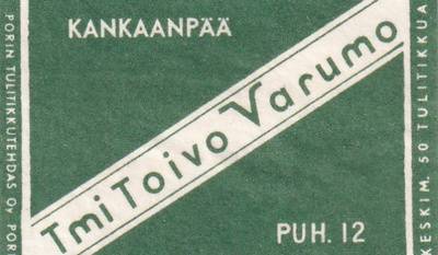 Kankaanpää. Toivo Varumo   b534