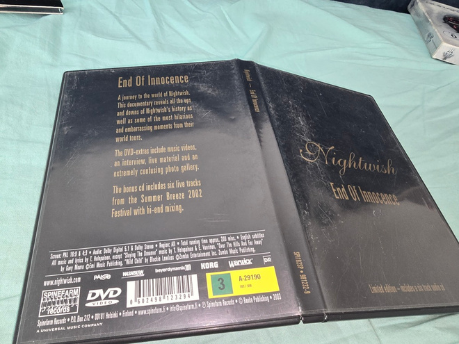 Nightwish – End of Innocence (DVD + bonus-CD, Spinefarm Reco