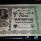 Germany Saksa 50000 Mark 1922 P79 UNC- - pikkukuva 1