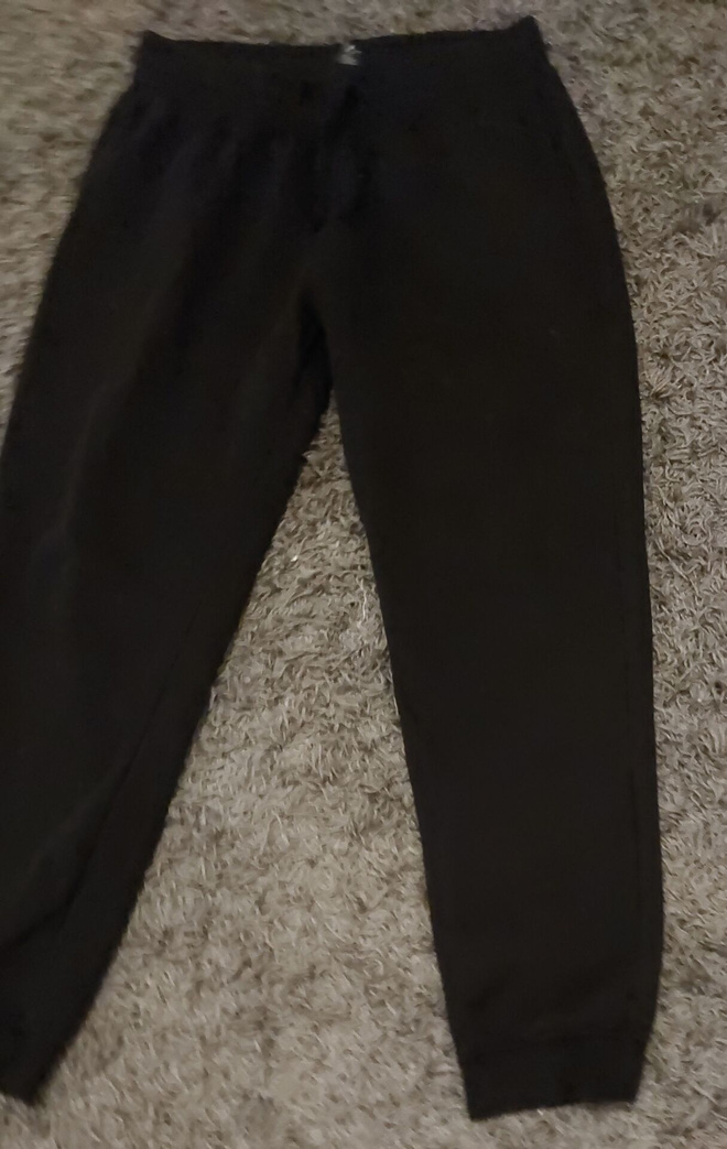 Miesten mustat gollegehousut koko L H&M