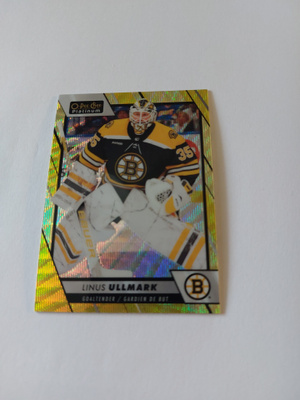 23-24 OPC Platinum Neon Yellow Surge #47 Linus Ullmark