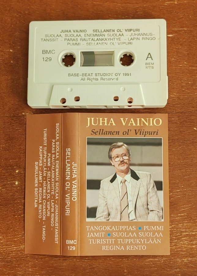 Juha Vainio Sellanen Ol' Viipuri c-kasetti